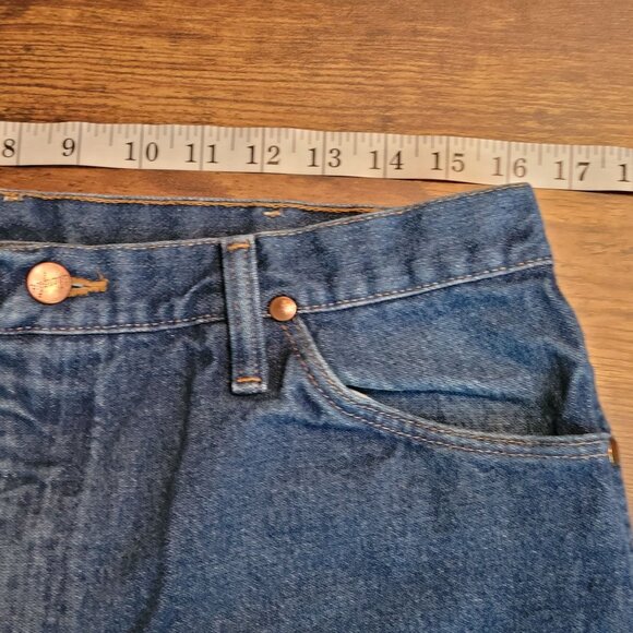 Vtg Wrangler Jeans Mens 36x30 Measures 32x29 Cowboy Cut USA Medium Wash Western - Picture 5 of 9